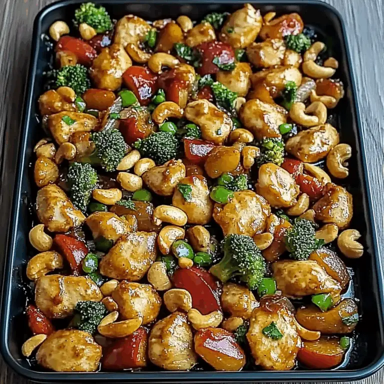 Easy Sheet Pan Cashew Chicken Recipe for Busy Weeknights