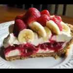 Banana-Strawberry Cheesecake Fantasy