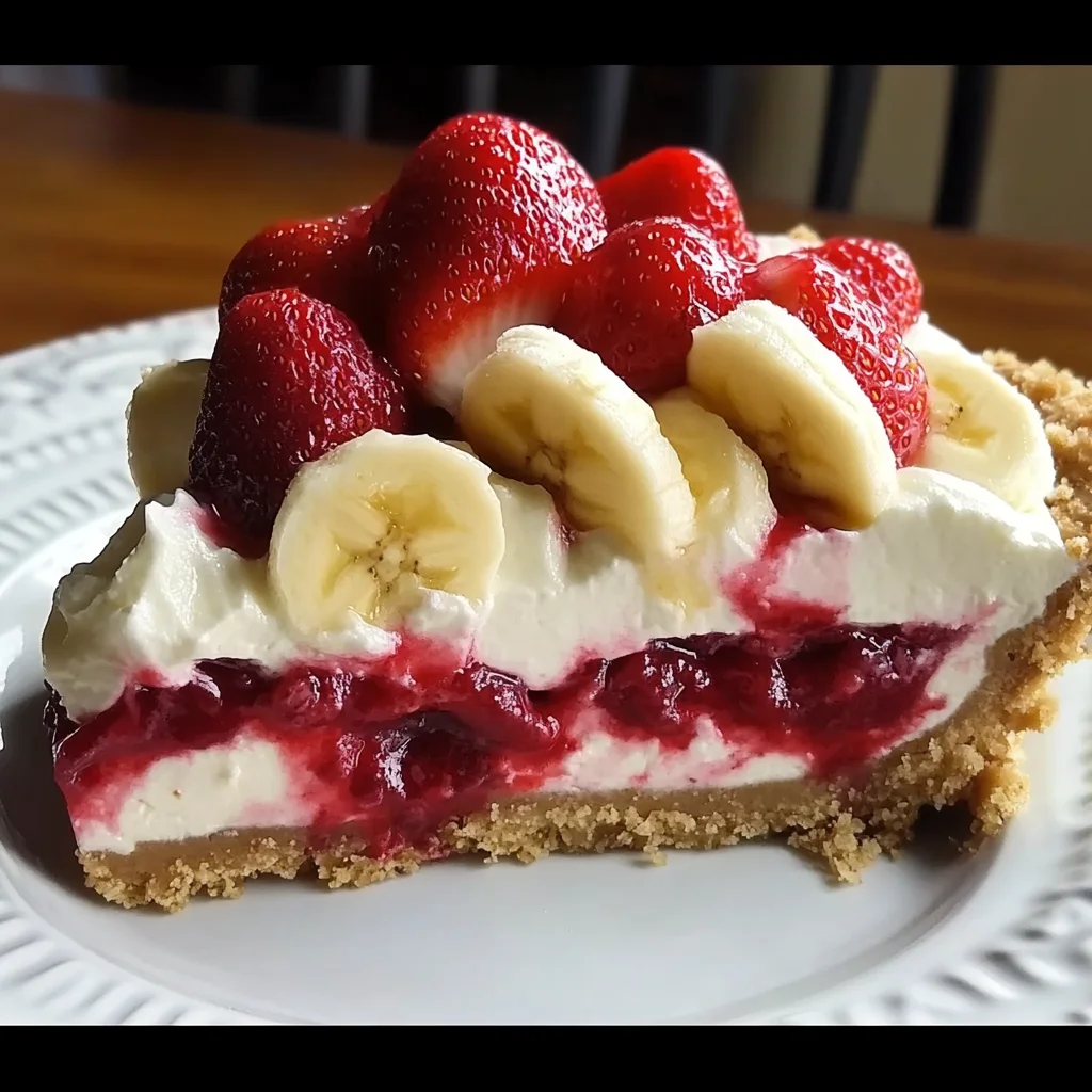 Banana-Strawberry Cheesecake Fantasy