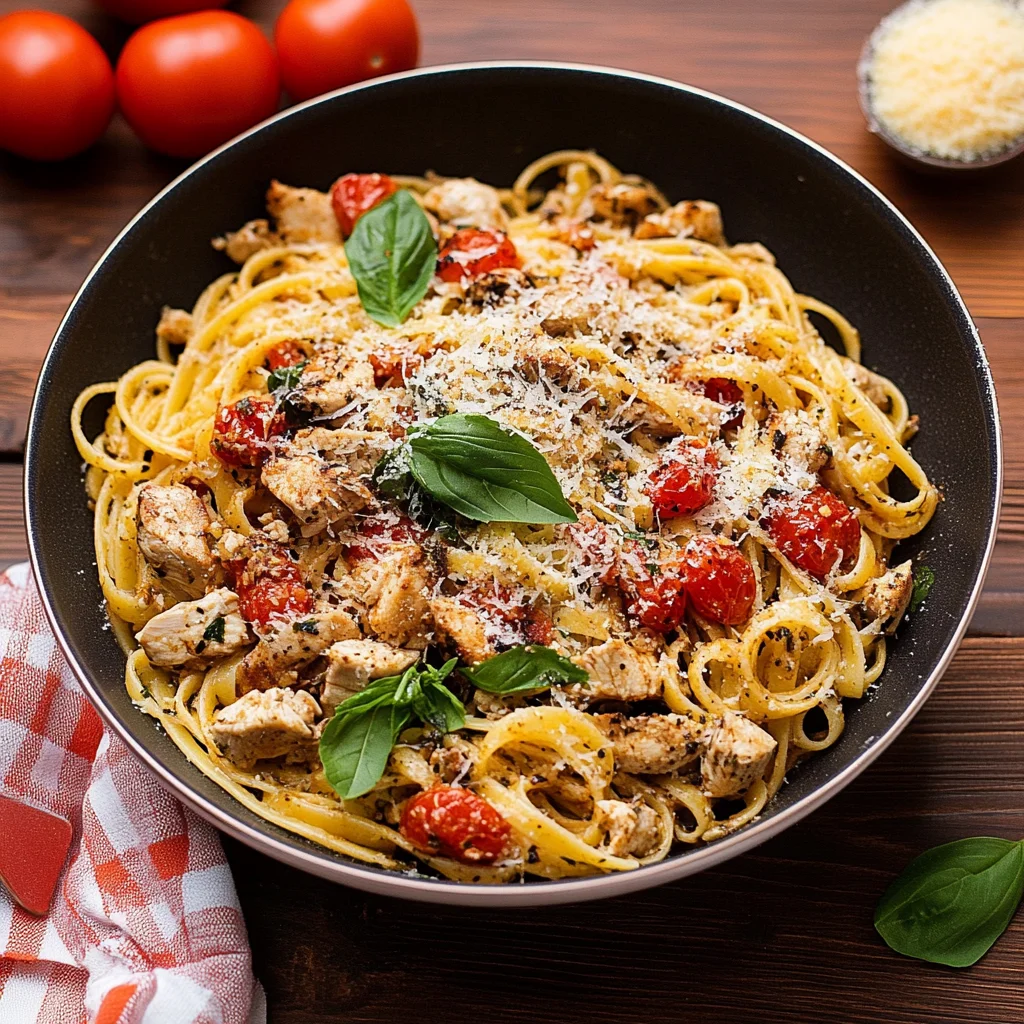 Bruschetta Chicken Pasta