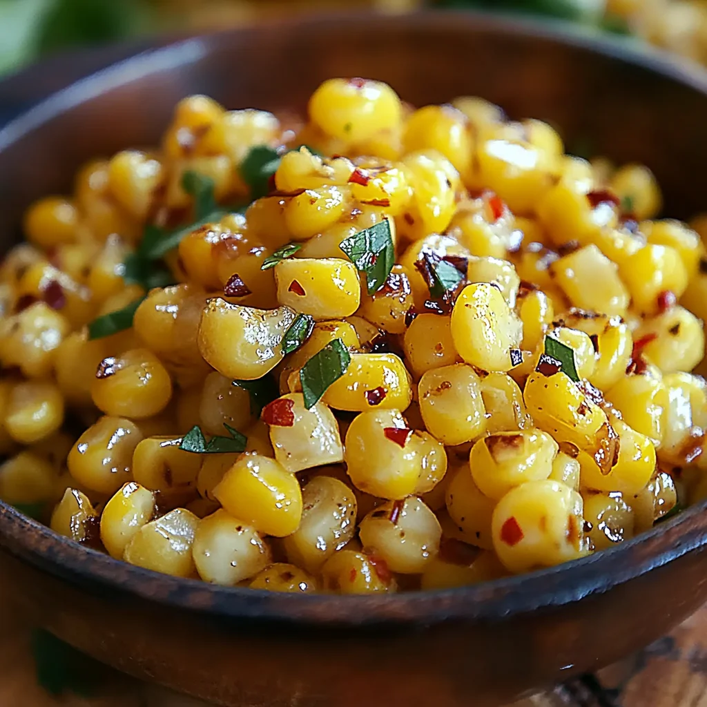 Easy Honey Butter Skillet Corn Recipe
