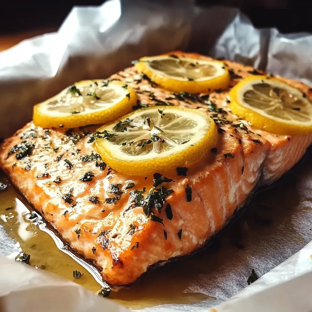 Garlic Butter Lemon Salmon