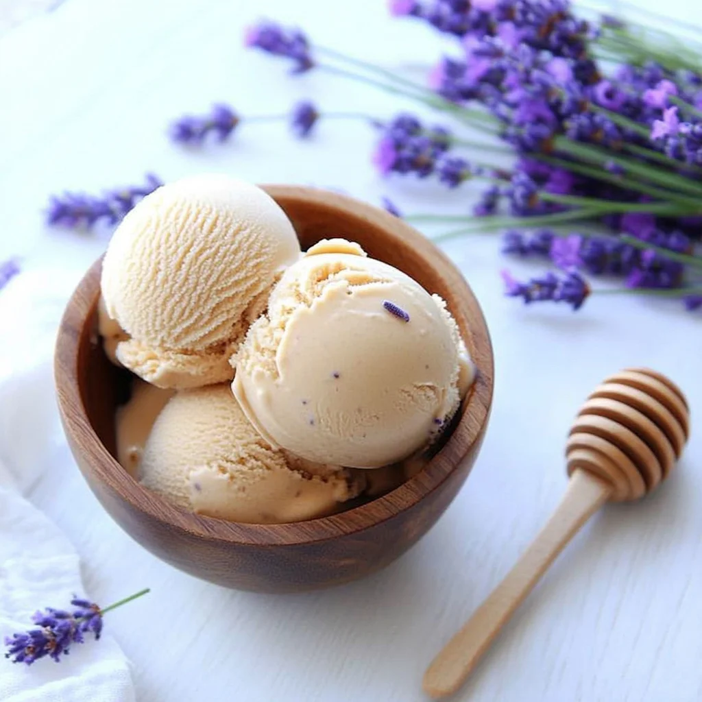 Honey Lavender Ice Cream