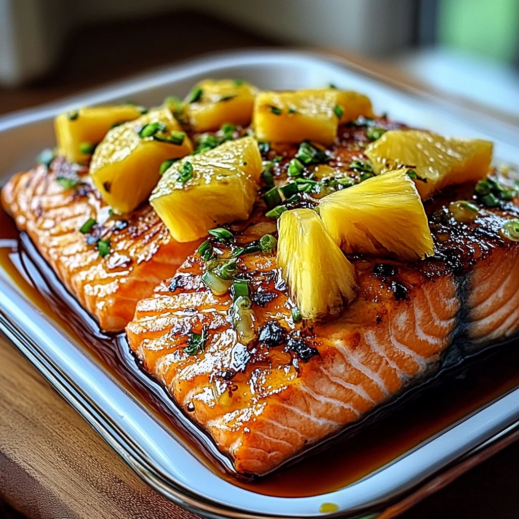 Honey Pineapple Salmon