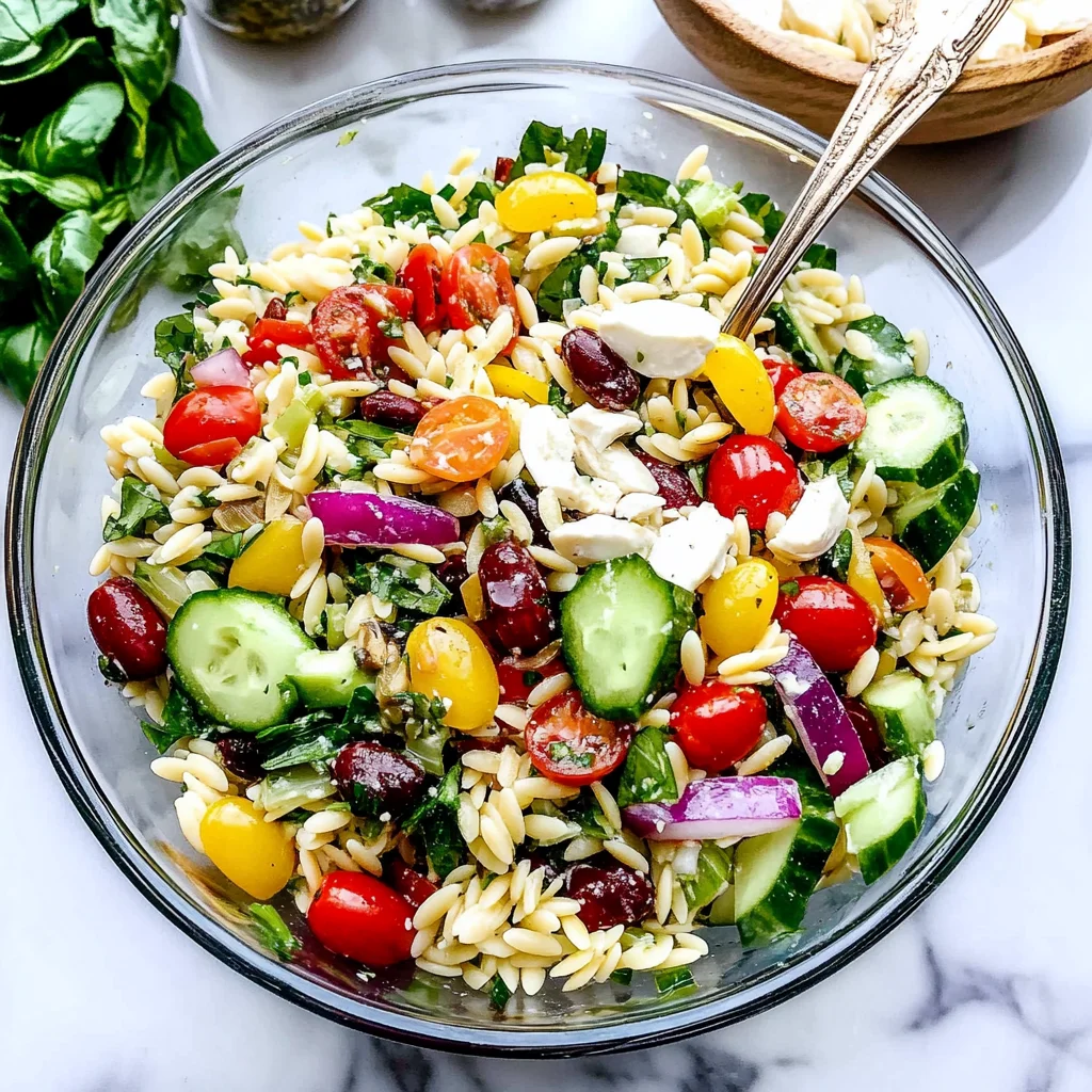 Mediterranean Orzo Salad Recipe