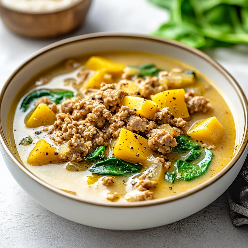 Savory Ground Chicken Soup Recipe