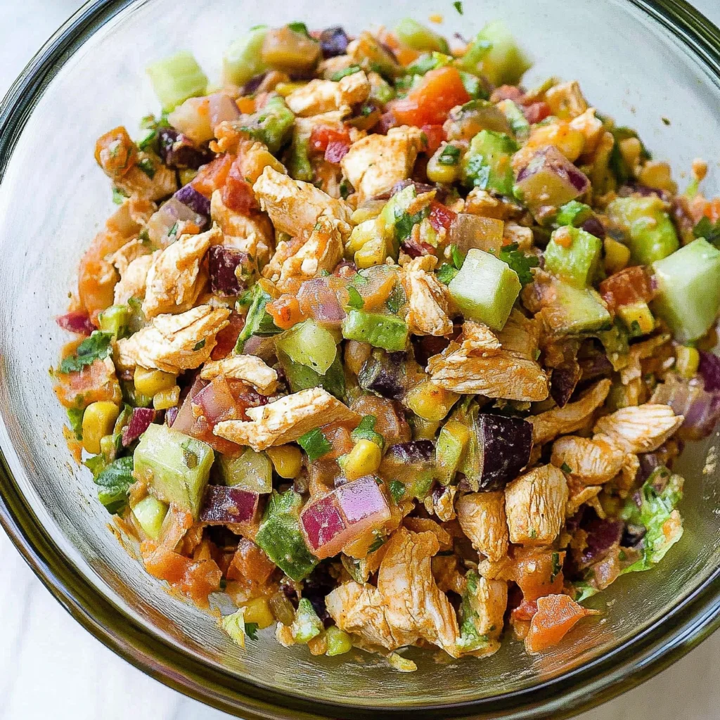 Southwestern Chopped Chicken Salad