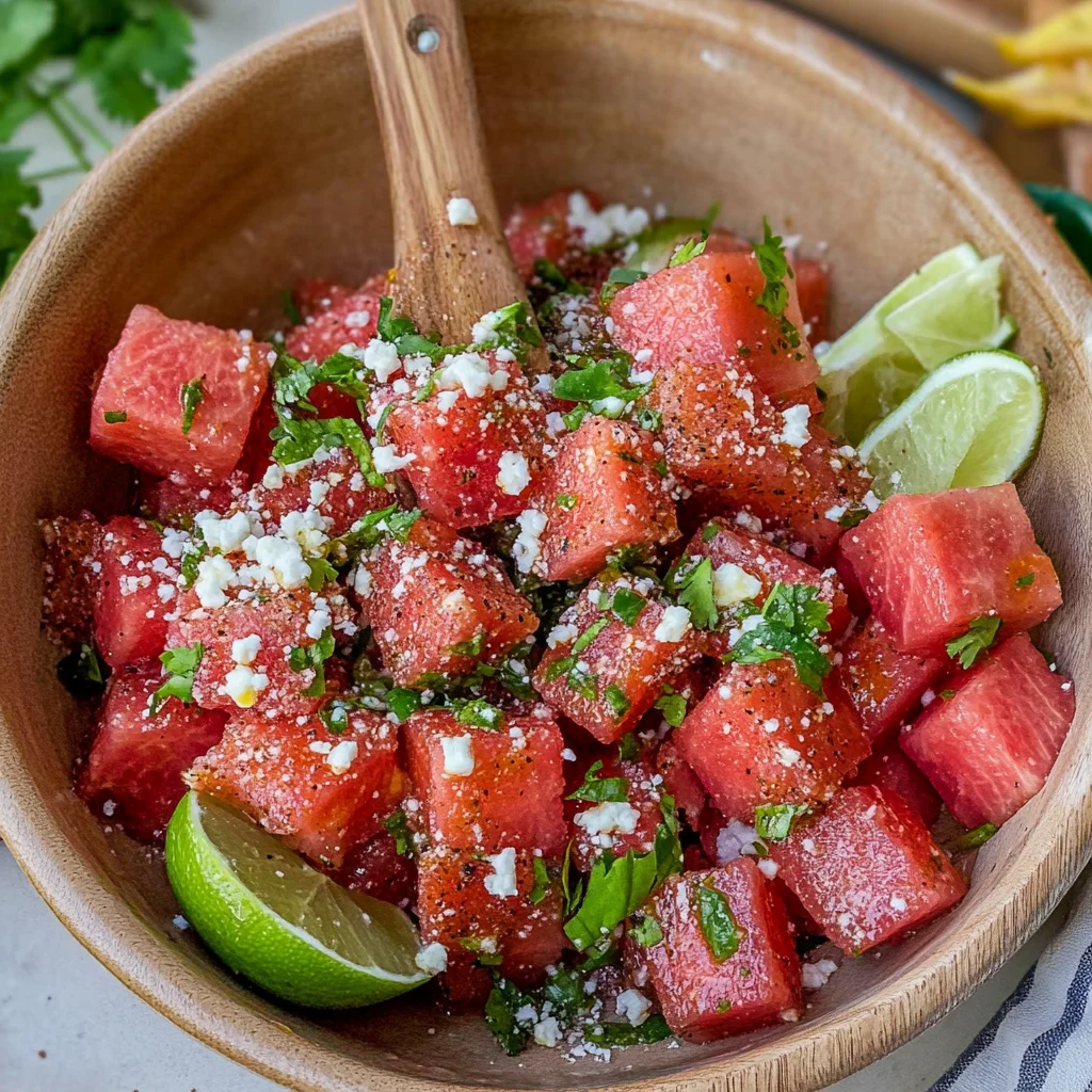 Spicy Watermelon Salad