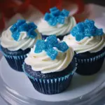 Blue Velvet Heisenberg Cupcakes