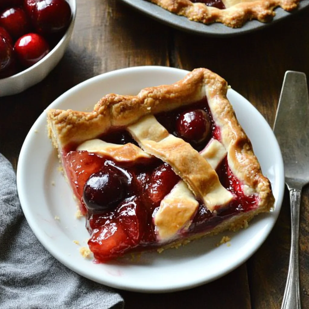 Cherry Cola Slab Pie