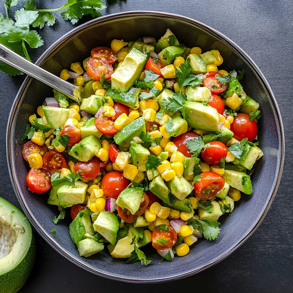 Corn Tomato Avocado Salad