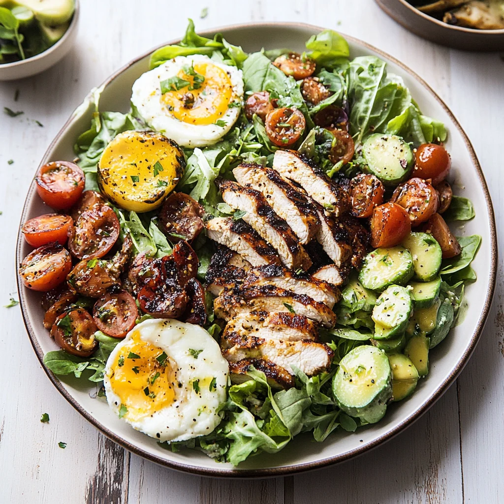 Grilled Balsamic Chicken Cobb Salad