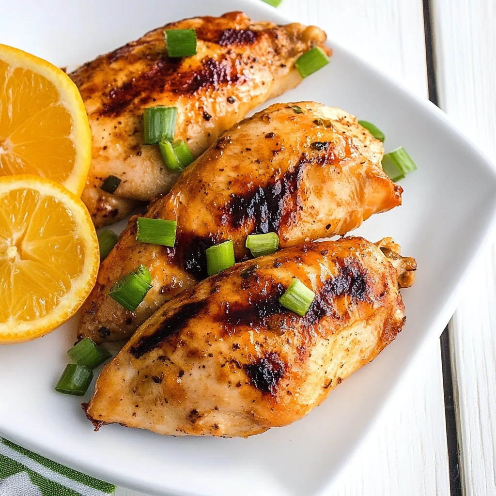 Grilled Citrus Garlic Chicken