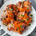 Grilled Honey Buffalo Chicken Thighs