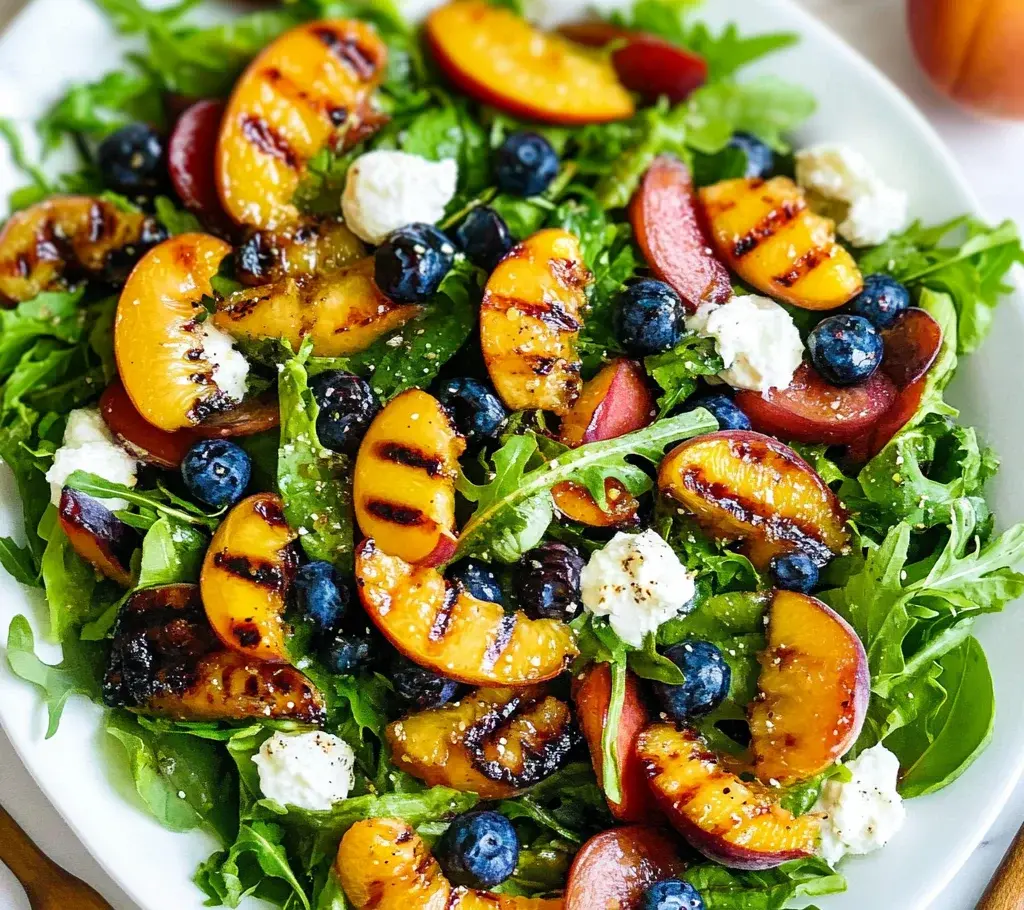 Grilled Peach Salad