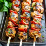 Grilled Smoked Paprika Chicken Kabobs