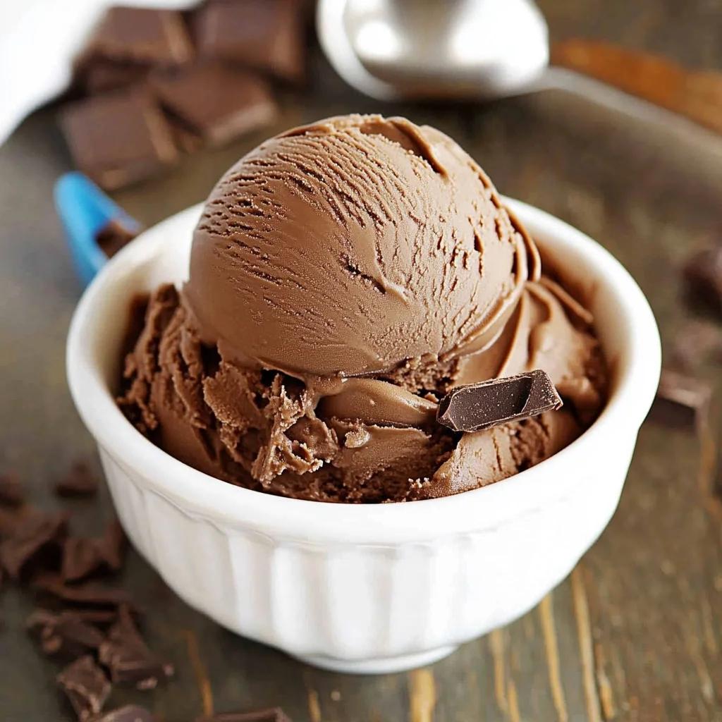 Homemade Chocolate Ice Cream Recipe