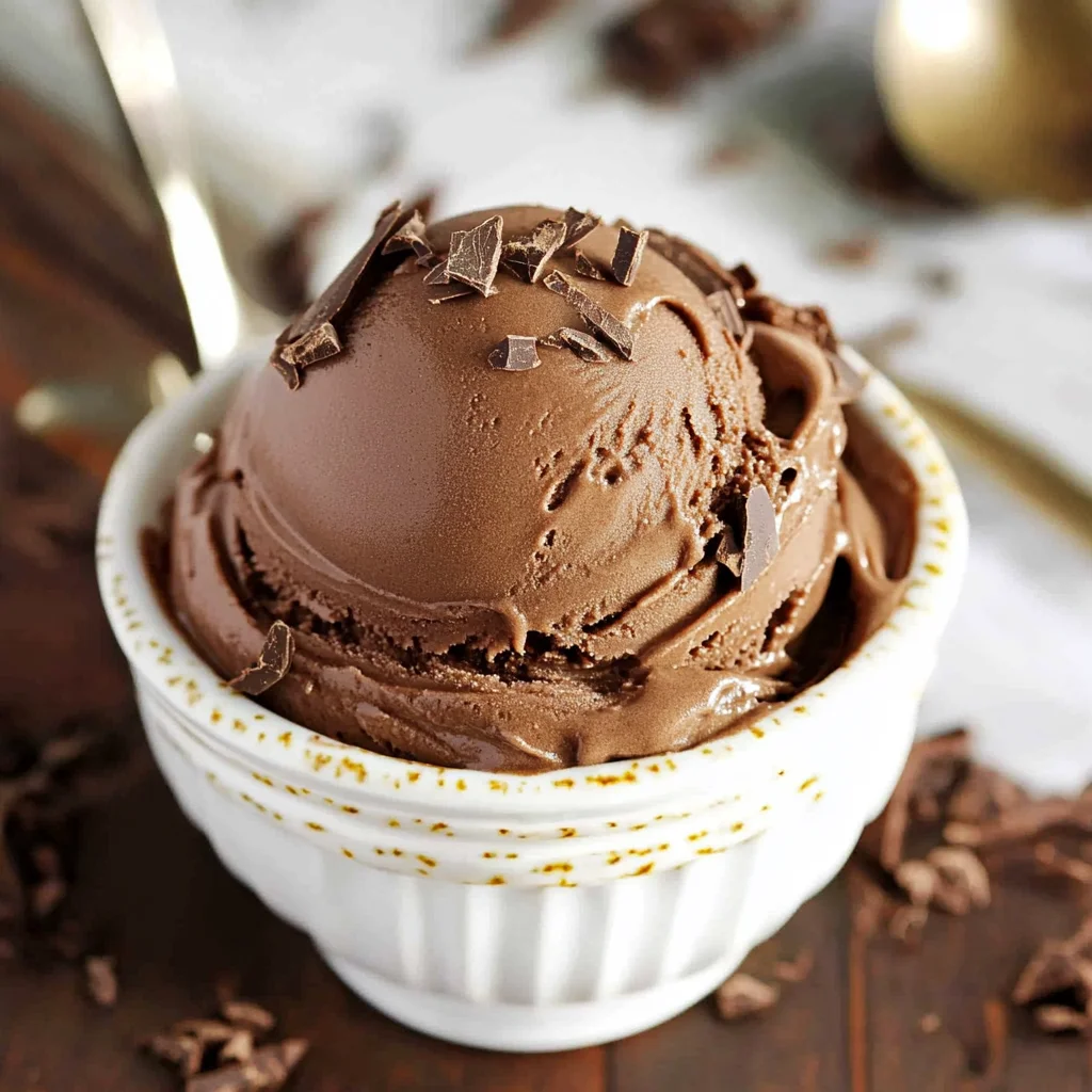 Homemade Chocolate Ice Cream Recipe