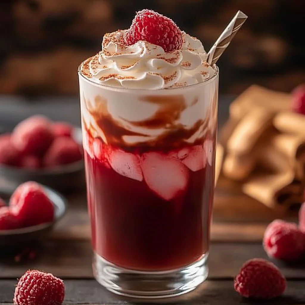 Iced Raspberry Vanilla Chai