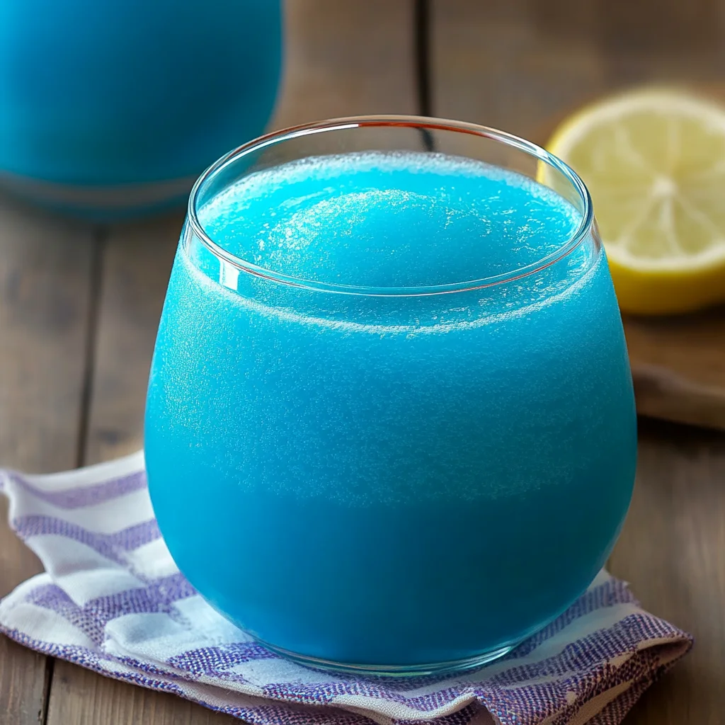 Lemon-Lime Blue Slushie