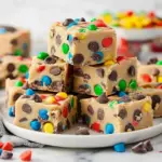 Monster Cookie Dough Fudge