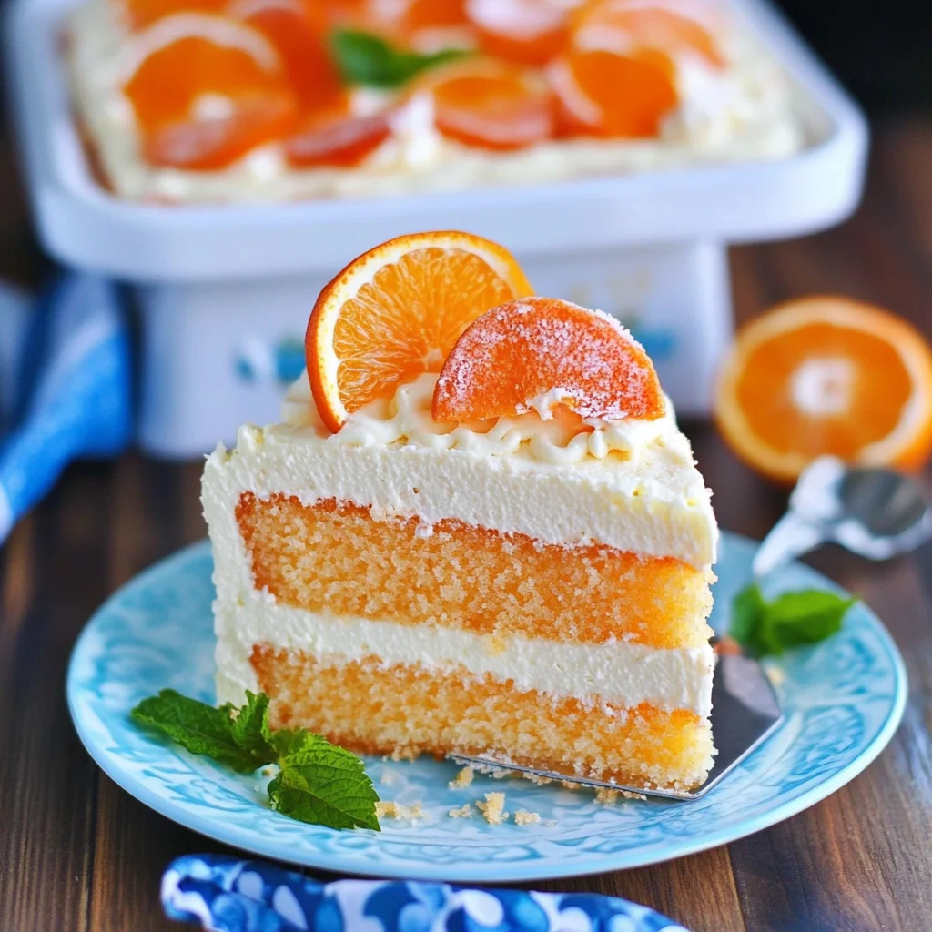 Orange Creamsicle Cake