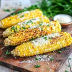 Parmesan Garlic Grilled Corn