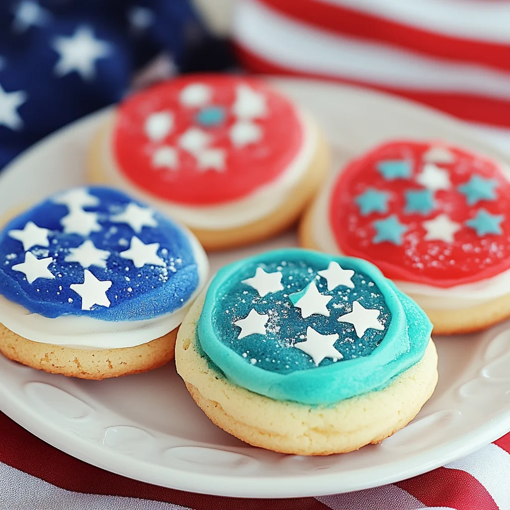 Patriotic Jello Cookies