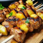 Pineapple Chicken Skewers Recipe