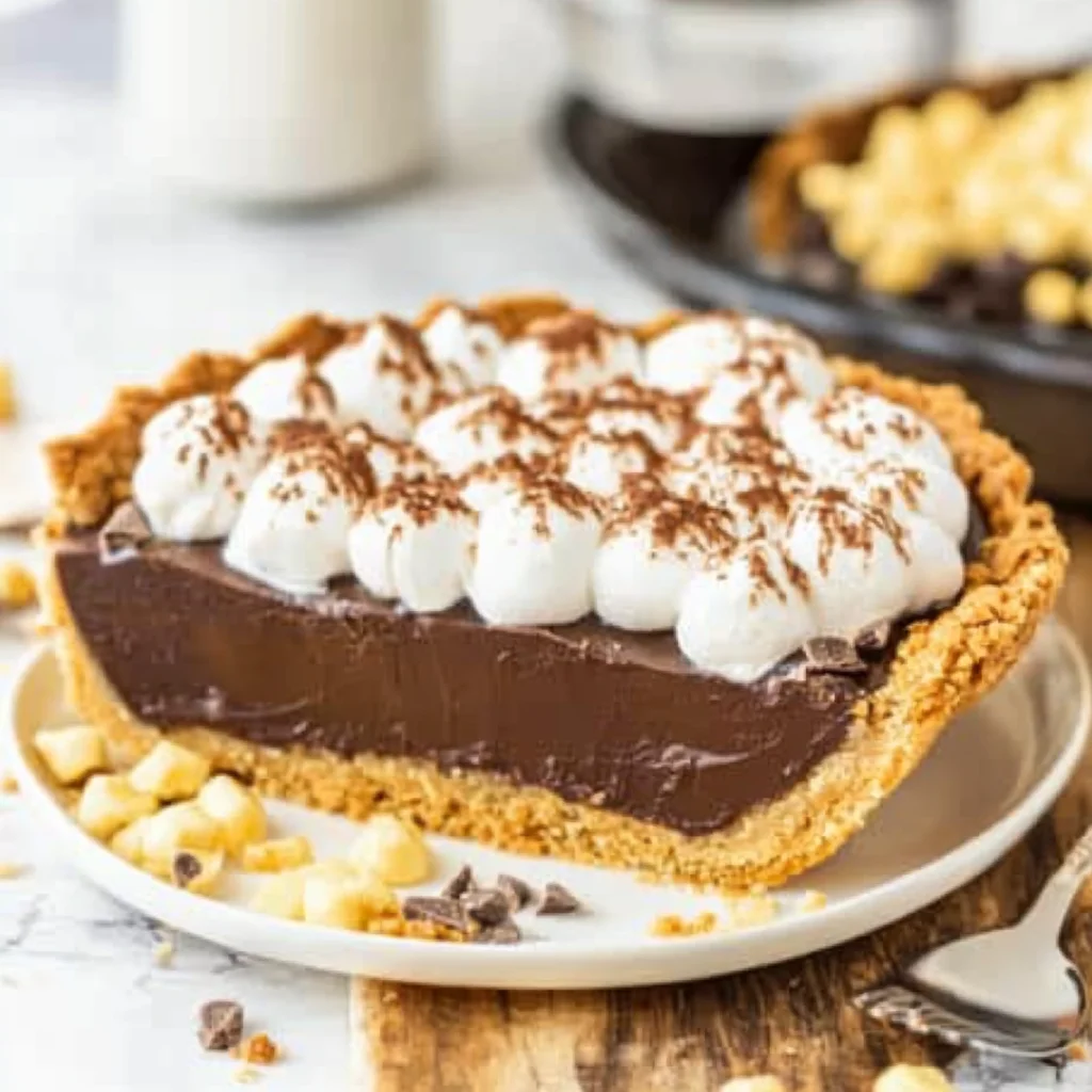 S'Mores Chocolate Pie {or Tart}