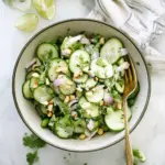 Simple Cucumber Salad with Lime Vinaigrette
