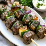 Steak Kabobs with Garlic Butter