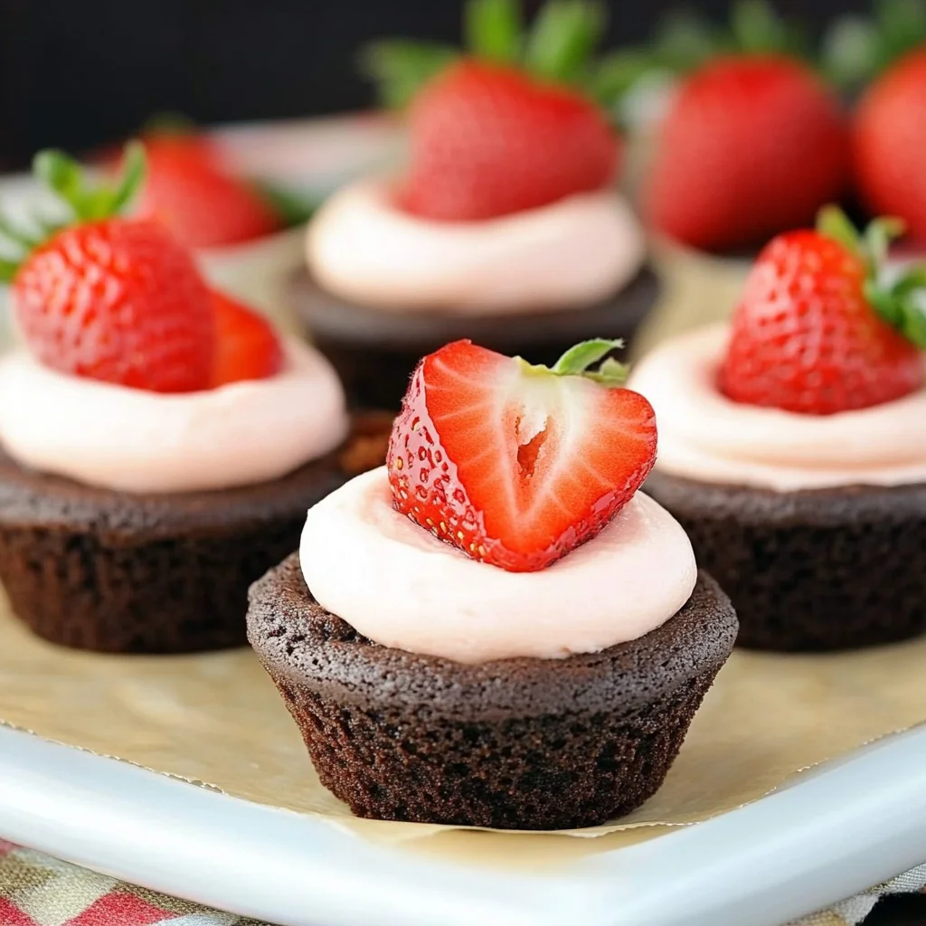 Strawberry Cheesecake Chocolate Cookie Cups