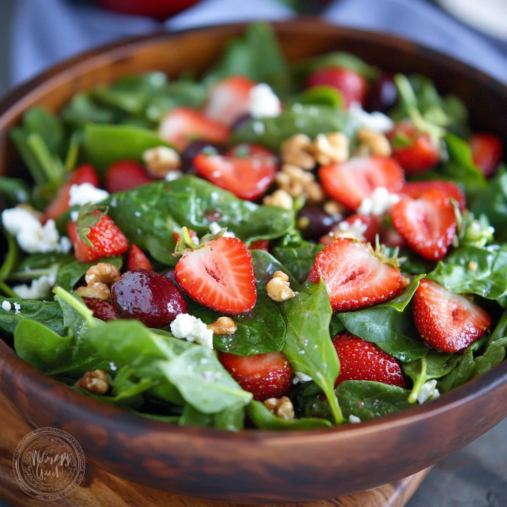 Strawberry Spinach Salad