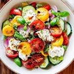 Summer Salad with Herbed Ricotta and Balsamic Vinaigrette