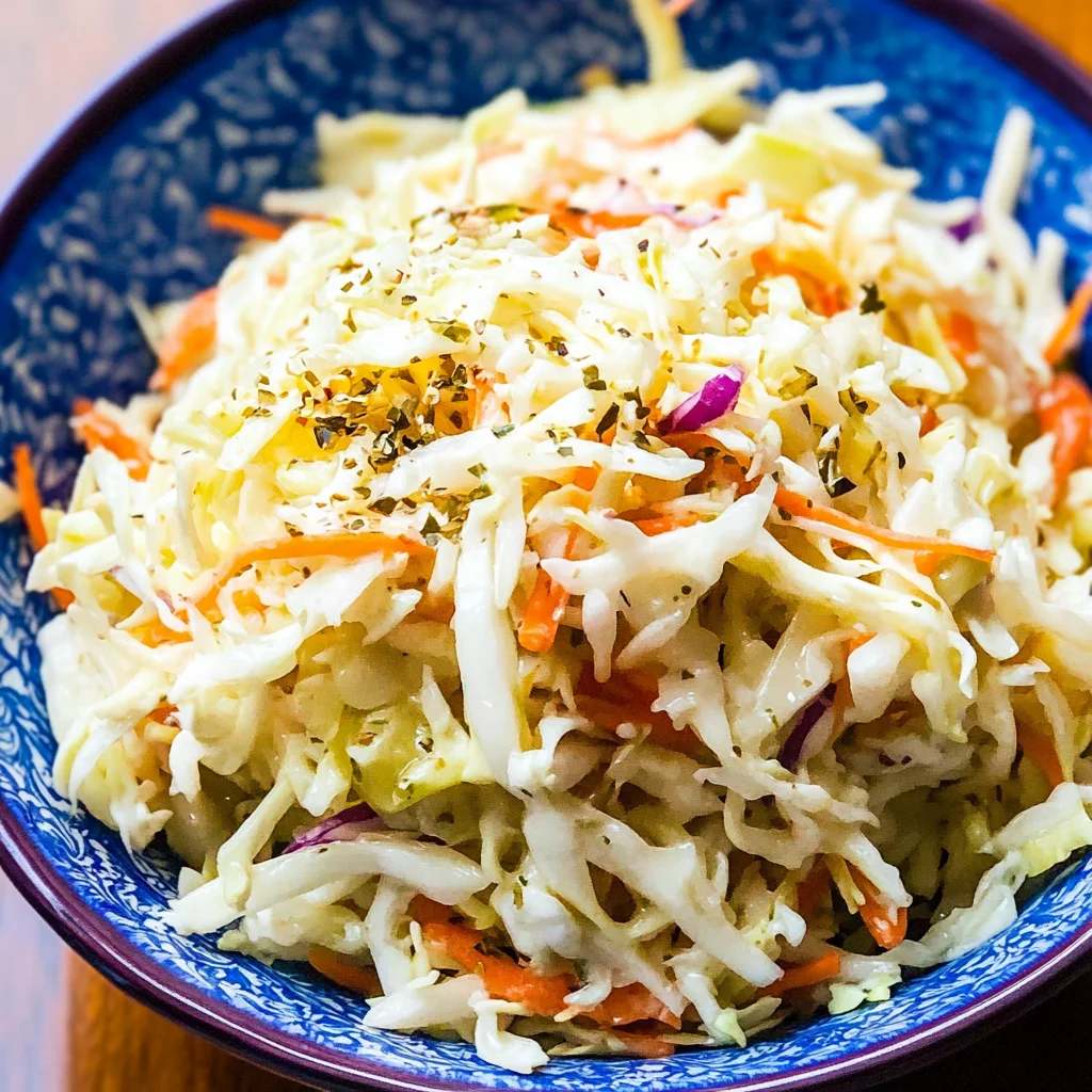Sweet Vinegar Coleslaw