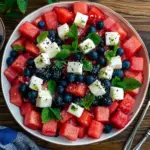 Watermelon Blueberry Salad