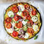 Zucchini Crust Pizza Margherita