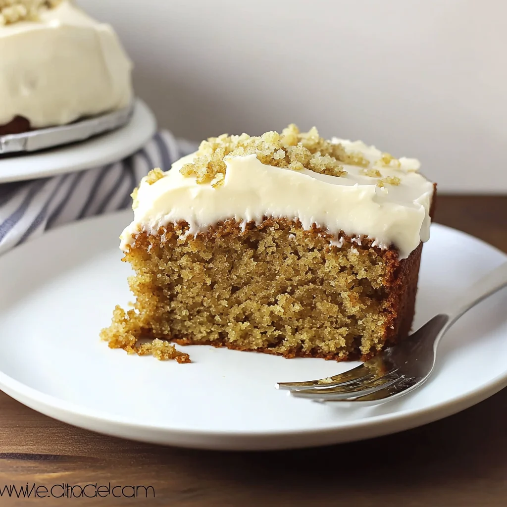 Zucchini Spice Cake With Cream Cheese Frosting