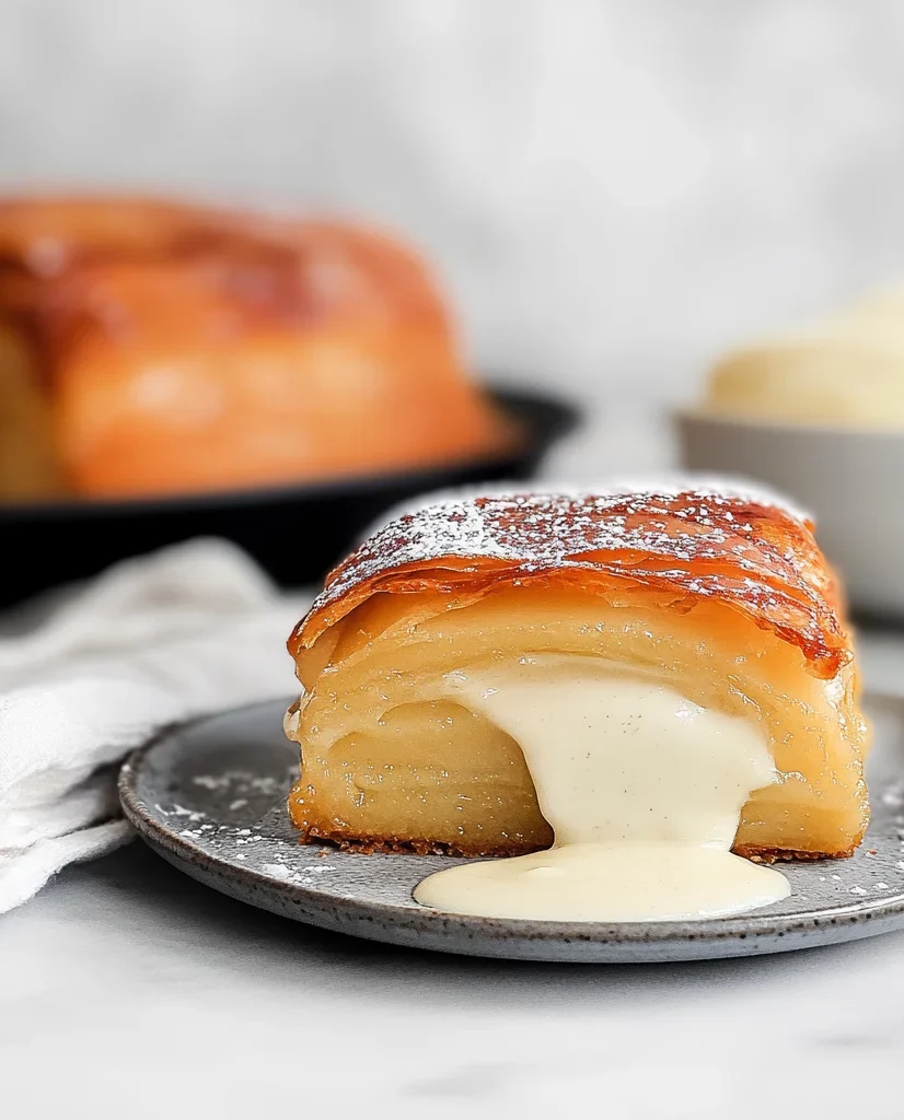 Apple Mille Feuille with Vanilla Custard (gluten-free)