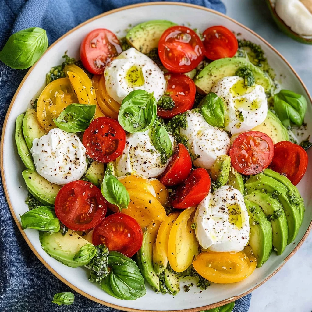 Avocado Caprese Salad