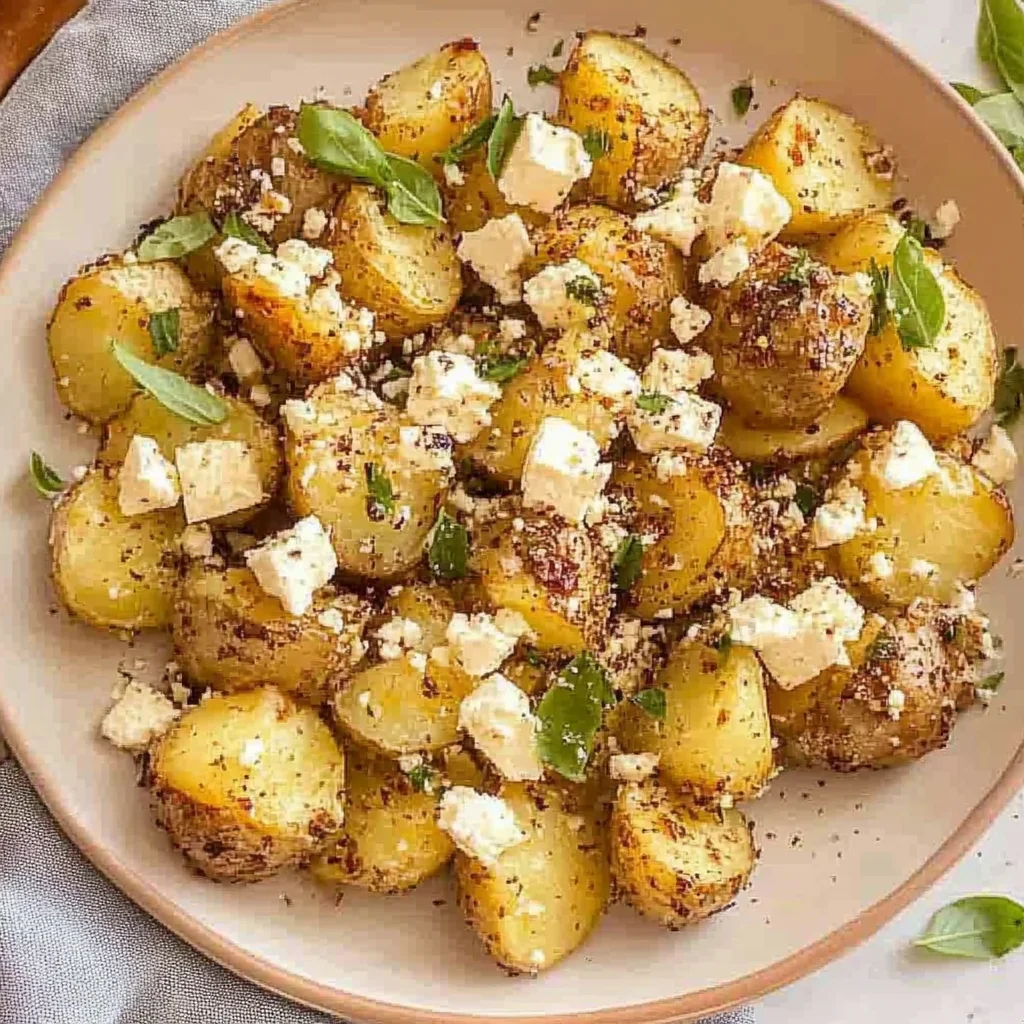 Baked Feta Potatoes