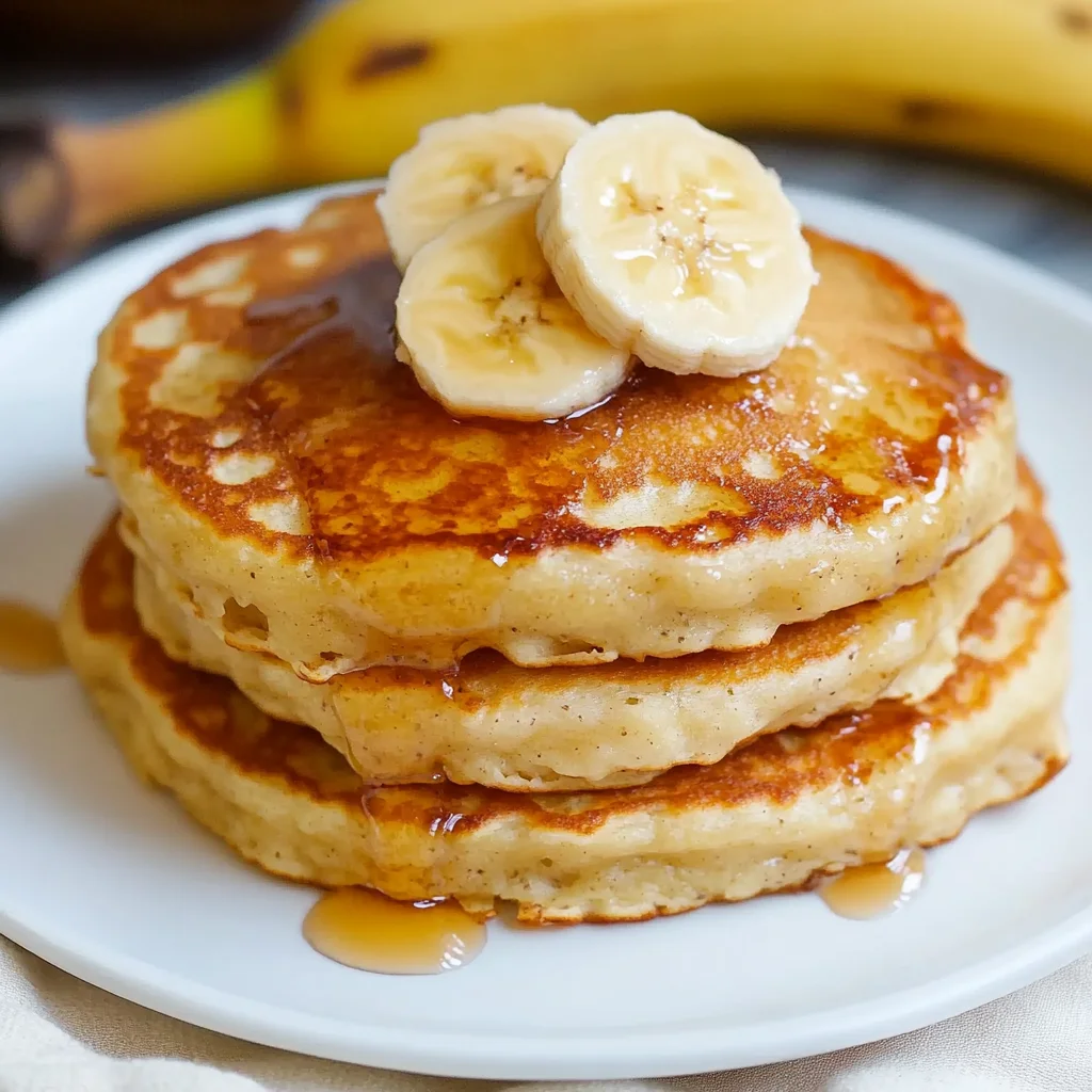 Brown Sugar Banana Pancakes