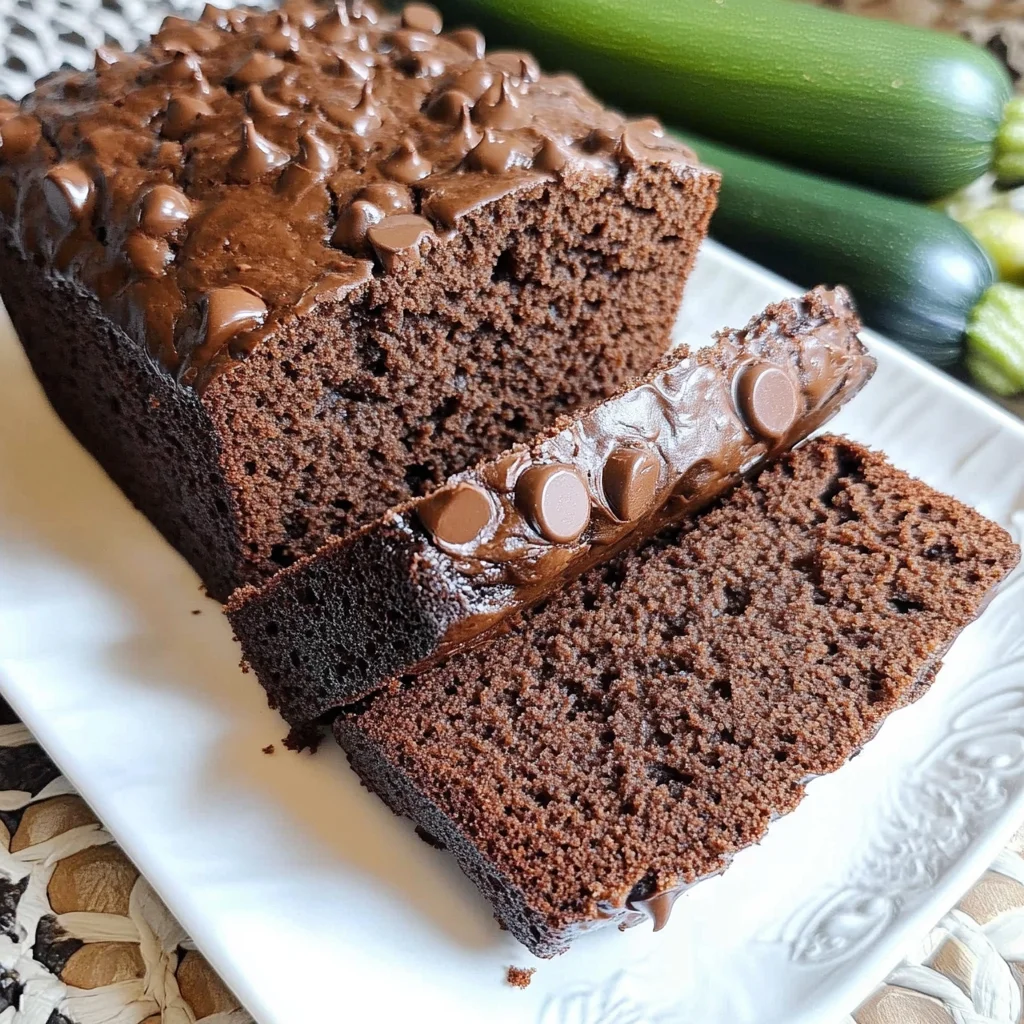 Cake Mix Double Chocolate Zucchini Bread