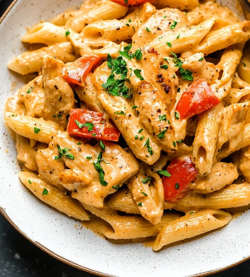 Cashew Cream Cajun Chicken Pasta - Dairy Free!