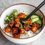 Crispy Gochujang Korean Tofu