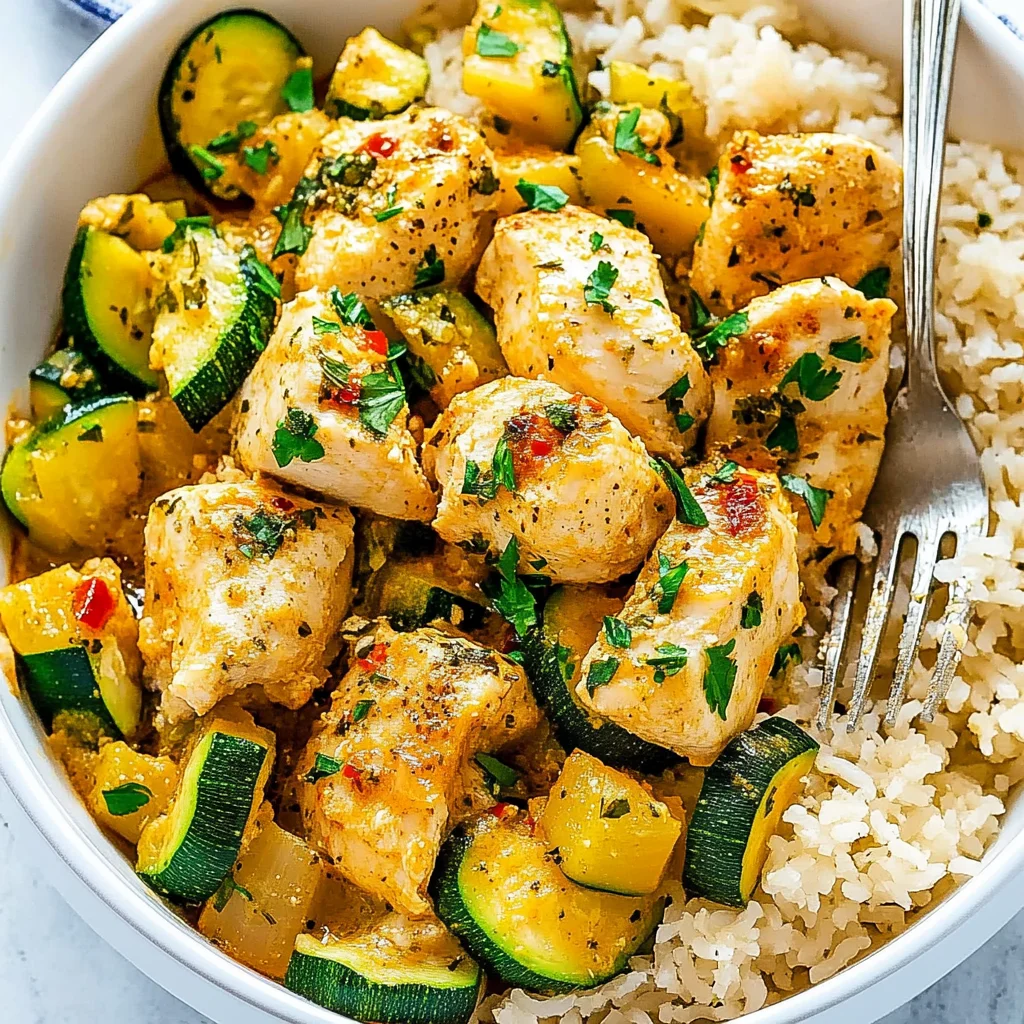 Easy Baked Chicken and Zucchini Recipe