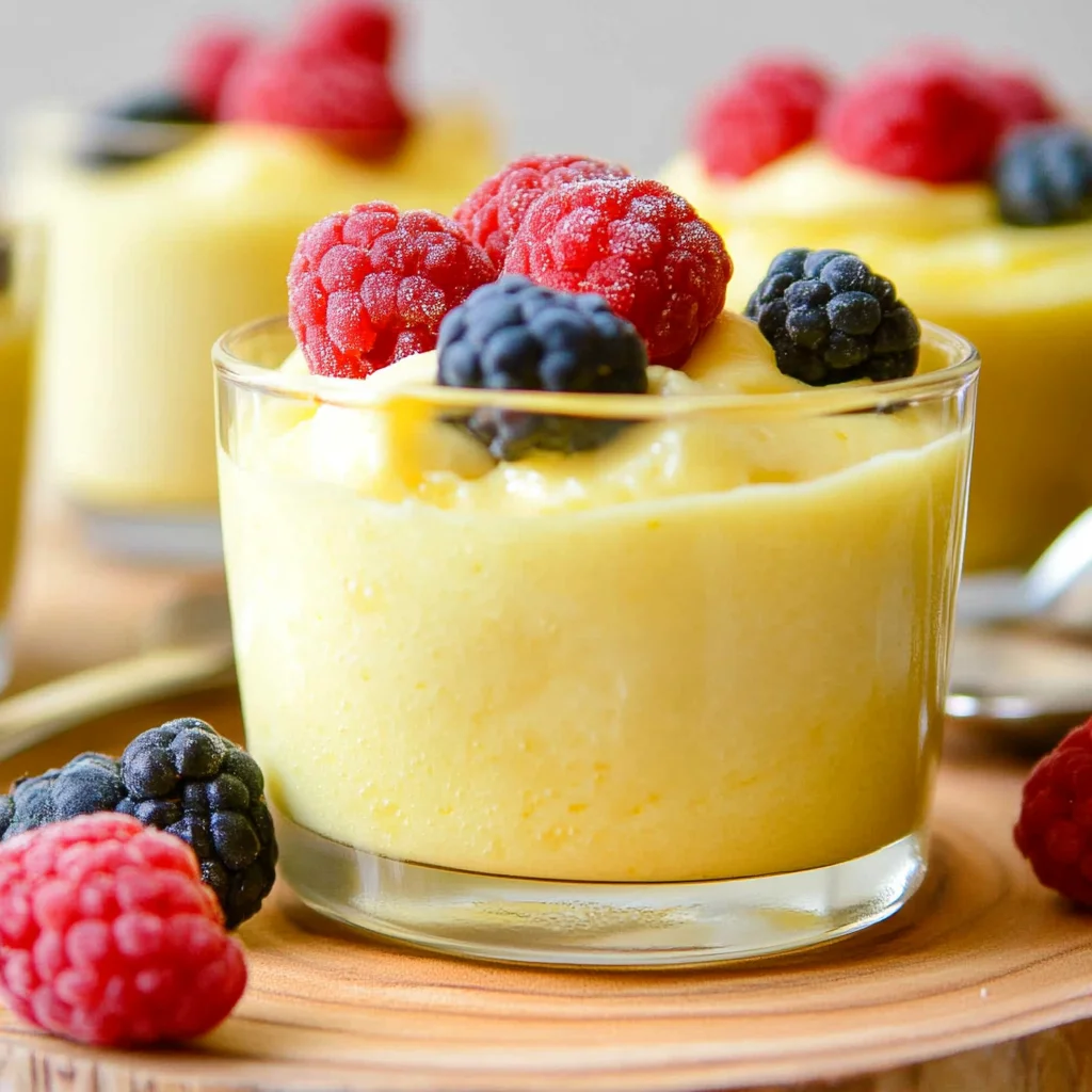 Easy Lemon Mousse Recipe