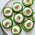 Everything Bagel Cucumber Bites