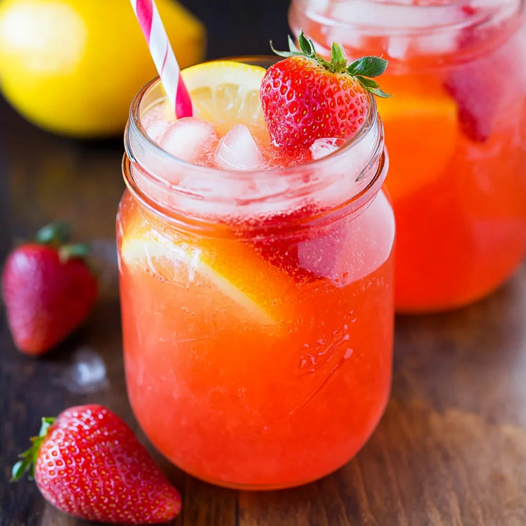 Fresh Strawberry Lemonade